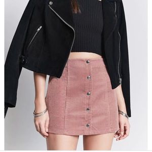 ⭐️Forever 21 Pink Corduroy Skirt